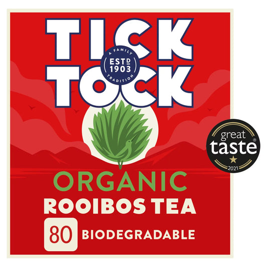 Tick Tock Original Rooibos Tea Bags (80 per pack)