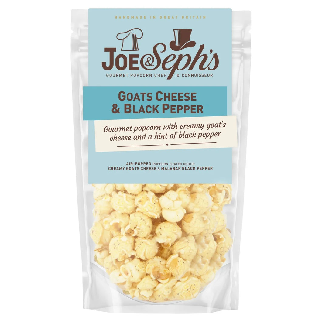 Joe & Seph's Goats Cheese & Black Pepper Popcorn 65g