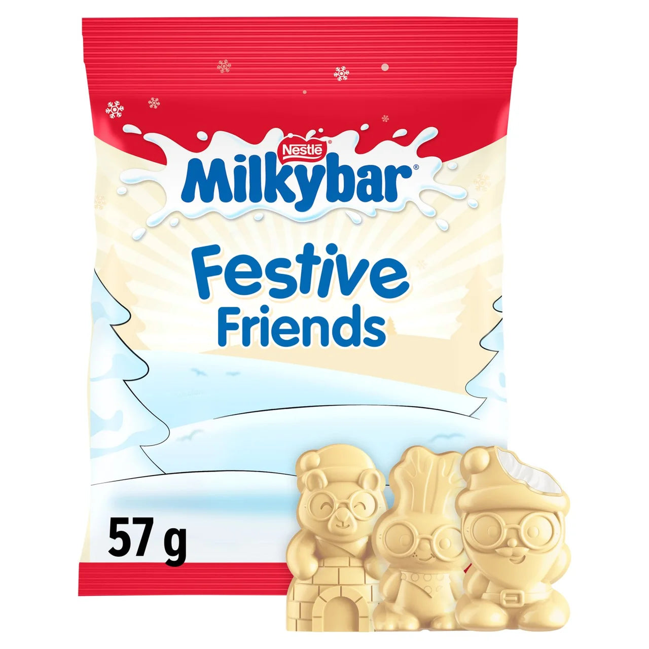 Milkybar White Chocolate Mini Festive Friends - 57g