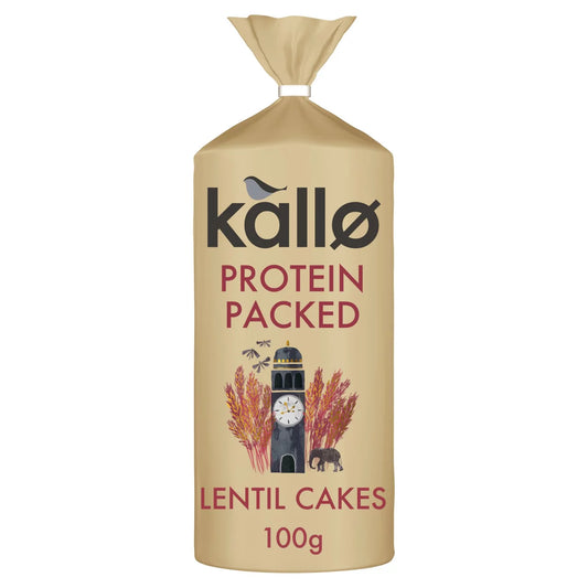 Kallo Protein Packed Lentil Cakes 100G