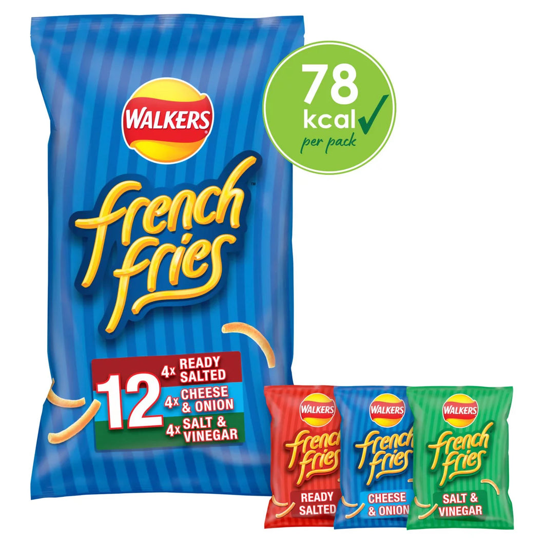 Walkers French Fries Variety Snacks 18g x 12 per pack