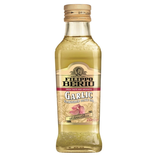 Filippo Berio Extra Virgin Olive Oil - Garlic Flavoured 250Ml