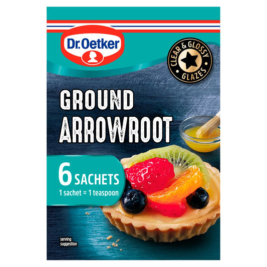 Dr Oetker Ground Arrowroot Sachet 6 x 8g