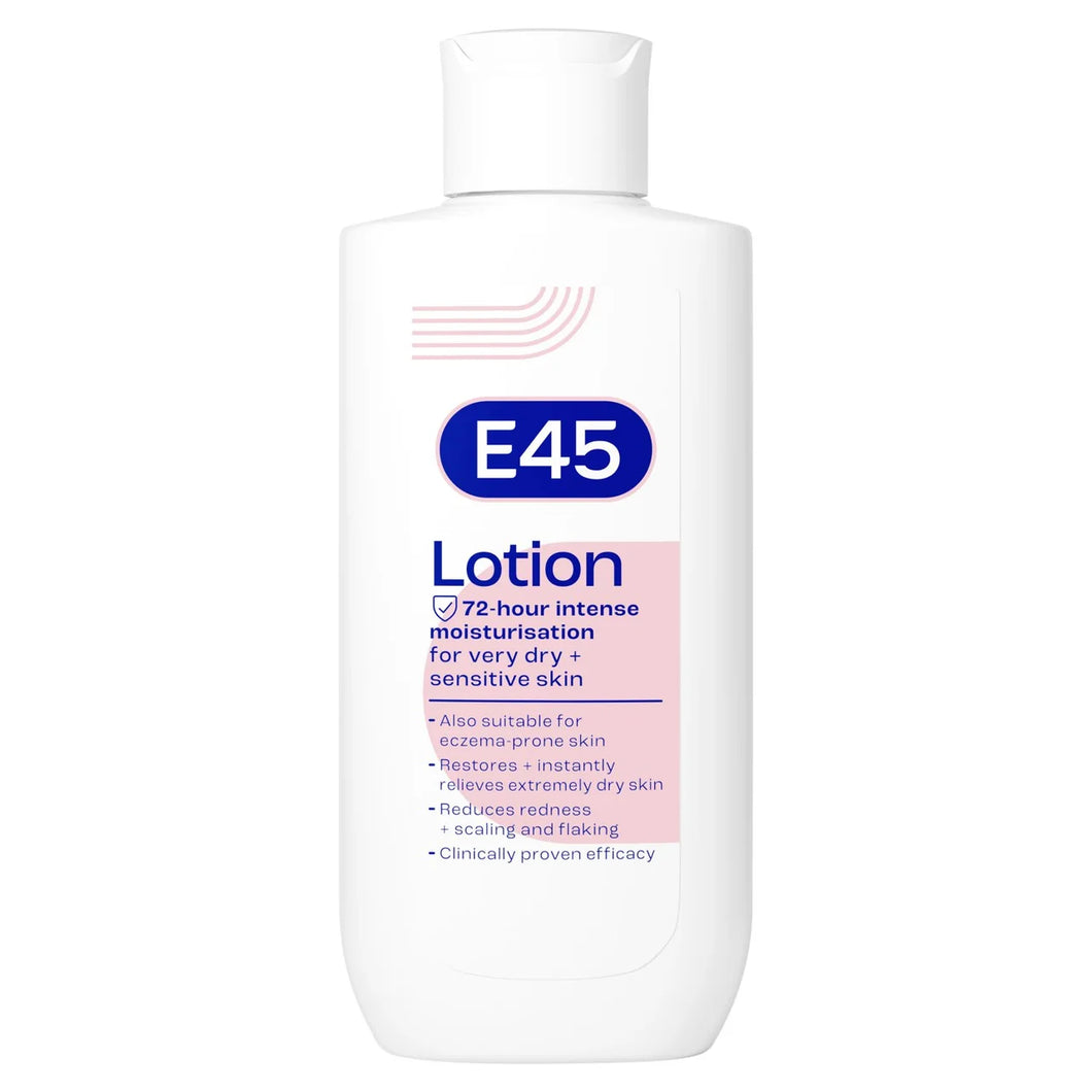 E45 Moisturiser Body Lotion for Dry & Sensitive Skin 200ml