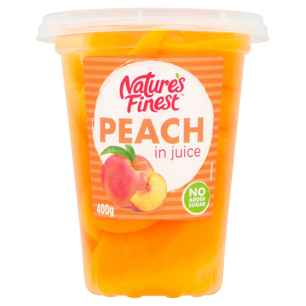 Nature's Finest Peach Slices in Juice, 400g