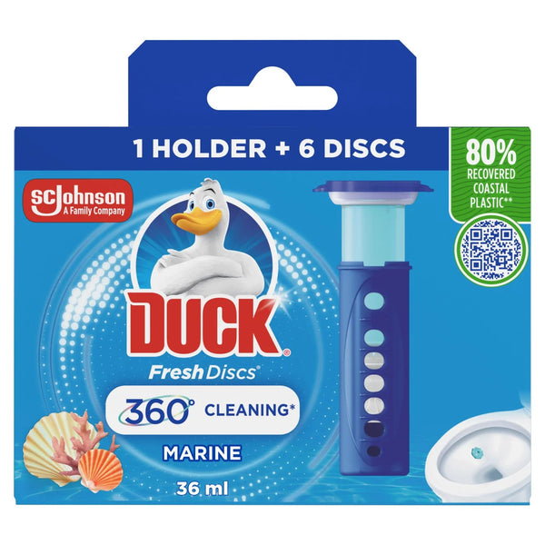 Duck Toilet Fresh Discs Holder + 6 Discs Marine