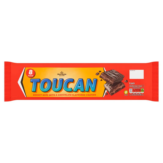 Morrisons Toucan Biscuit Bars 8 Per Pack