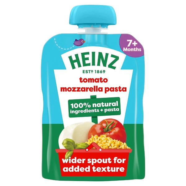 Heinz Tomato Mozzarella Pasta Shapes Baby Food Pouch 7+ Months 130g