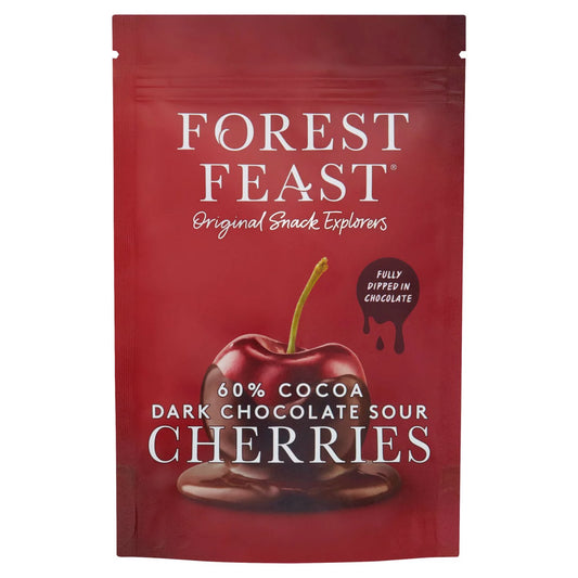 Forest Feast Dark Chocolate Sour Cherries 120G