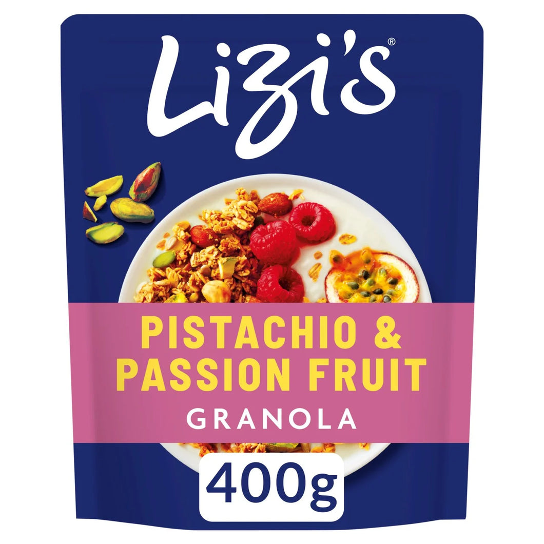 Lizi's Granola Passionfruit & Pistachio, 400g