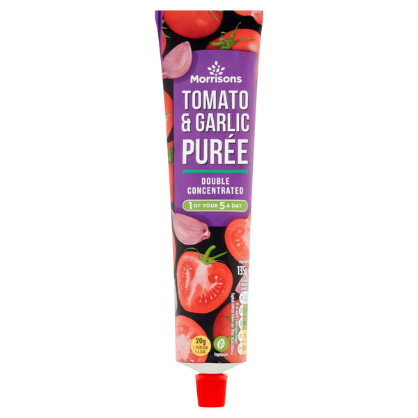 Morrisons Tomato Puree with Garlic, 135g