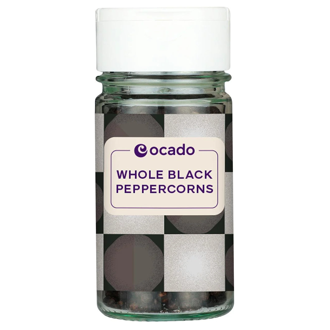 Ocado Whole Black Peppercorns, 45g
