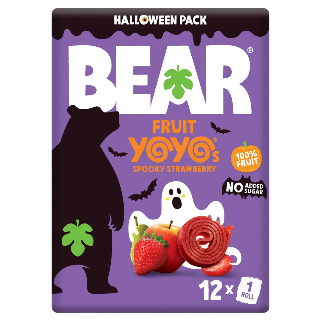BEAR Fruit Yoyos Strawberry Halloween 12 x 10g