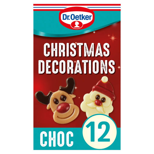 Dr. Oetker Christmas Chocolate Character Cake Decorations