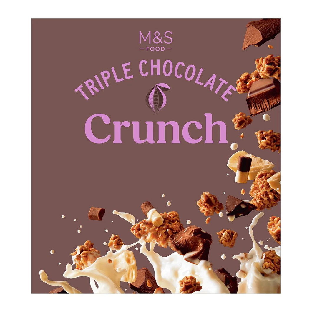 M&S Triple Chocolate Crunch, 500g