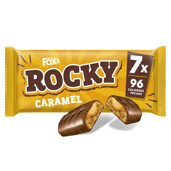 Fox's Biscuits Rocky Caramel Biscuit Bars 7 Bar Multipack