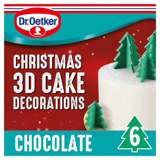 Dr. Oetker Christmas Chocolate Tree Cake Decorations