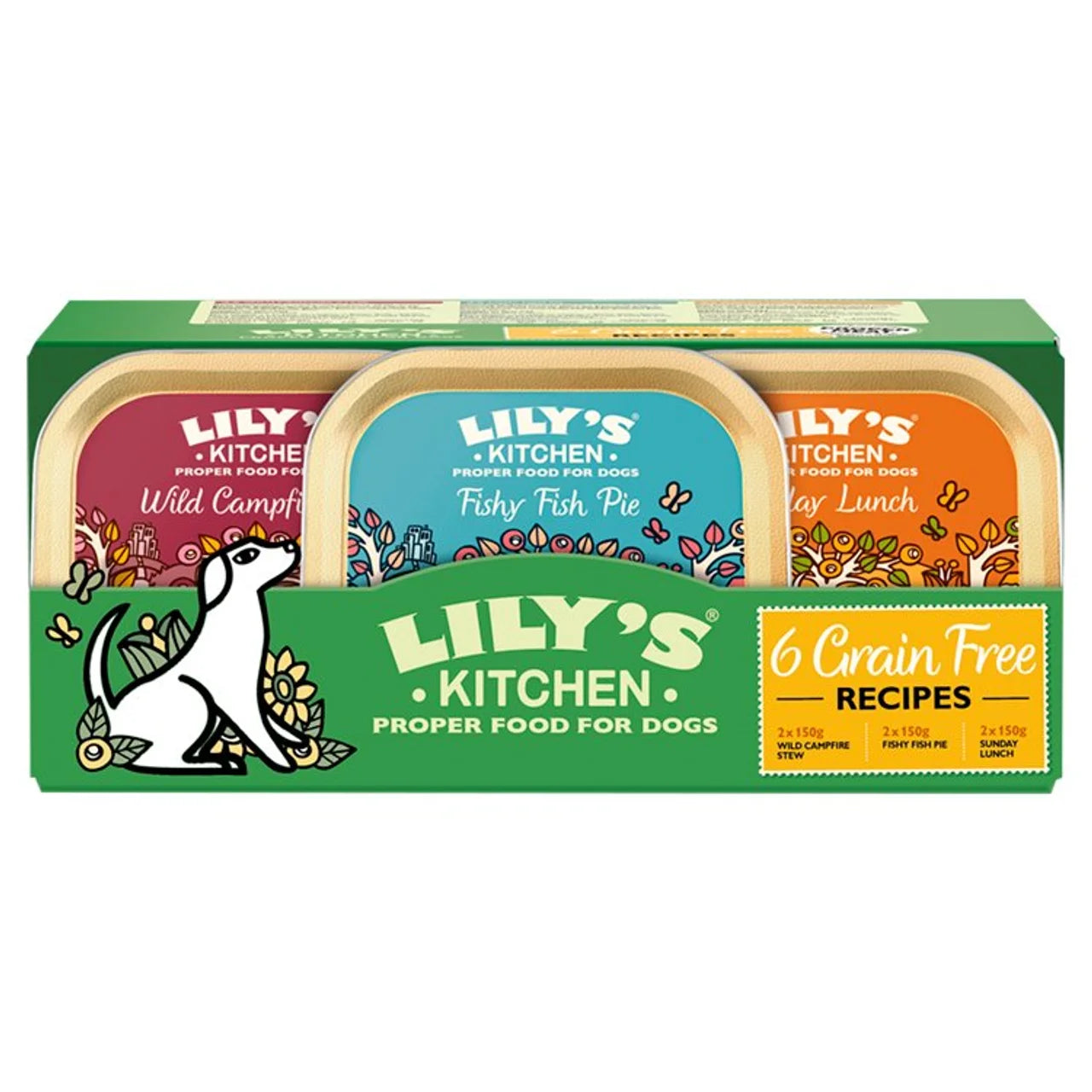 Lily's Kitchen Dog Grain Free Dinners Multipack - 6x150g