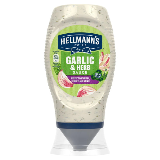 Hellmann's Garlic And Herb Sauce 250Ml