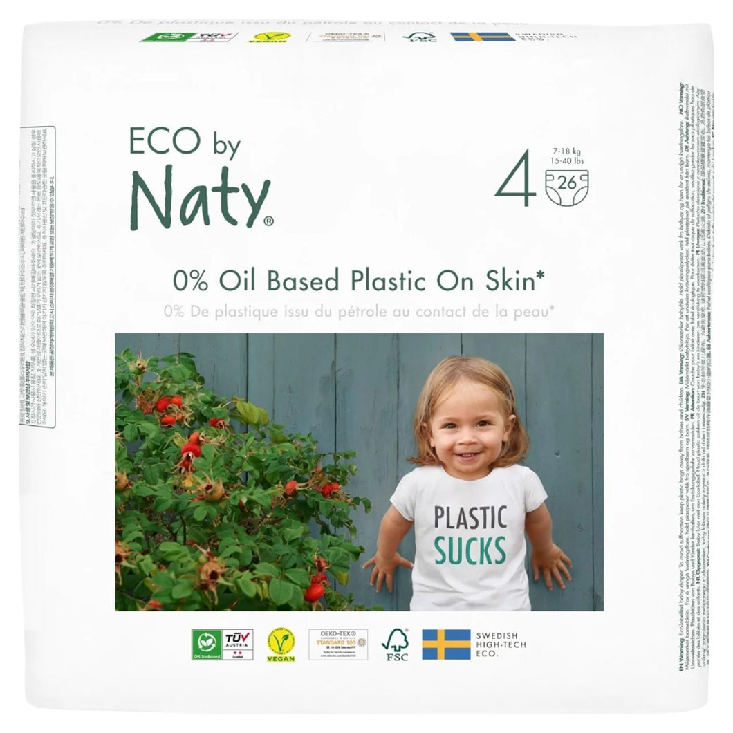 Naty BioEmbrace Nappies Size 4 (7-18kg) 26 per pack