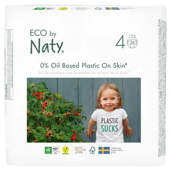 Naty BioEmbrace Nappies Size 4 (7-18kg) 26 per pack