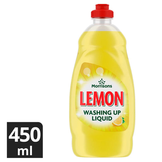 Morrisons Lemon Washing Up Liquid 450ml