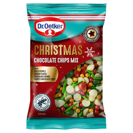 Dr. Oetker Christmas White Chocolate Chip & Sprinkles Mix