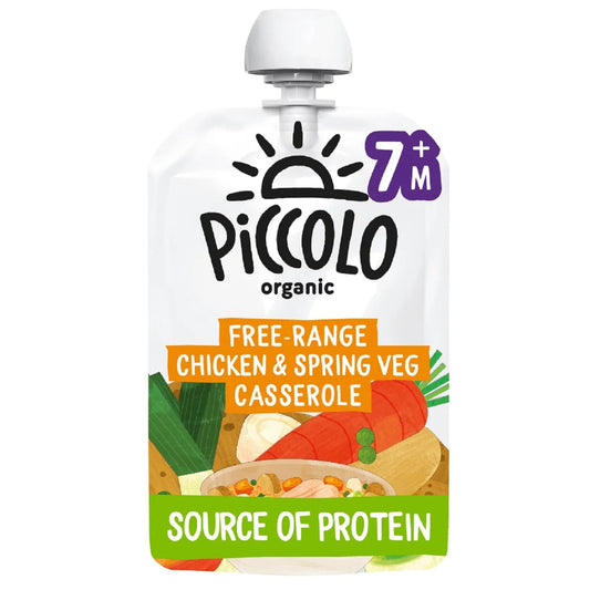 Piccolo Organic Free-Range Chicken & Spring Veg Casserole 130G