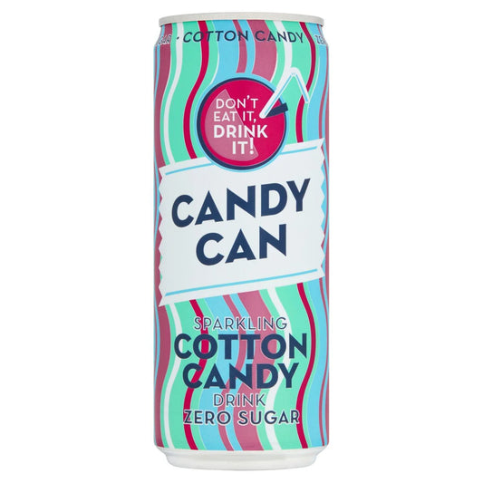 Candy Can Sparkling Cotton Candy Drink 330Ml