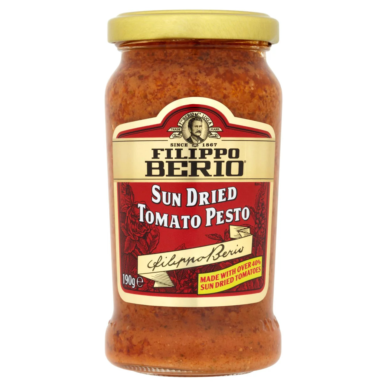 Filippo Berio Sun Dried Tomato Pesto 190G