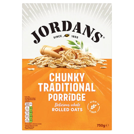 Jordans Chunky Porridge Oats Breakfast Cereal 750g