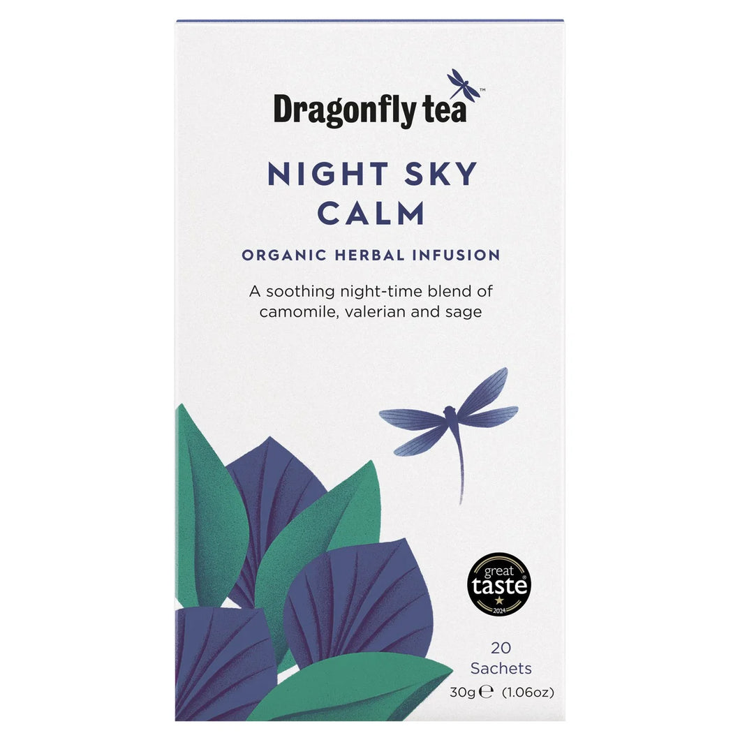 Dragonfly Organic Night Sky Calm - 20 bags