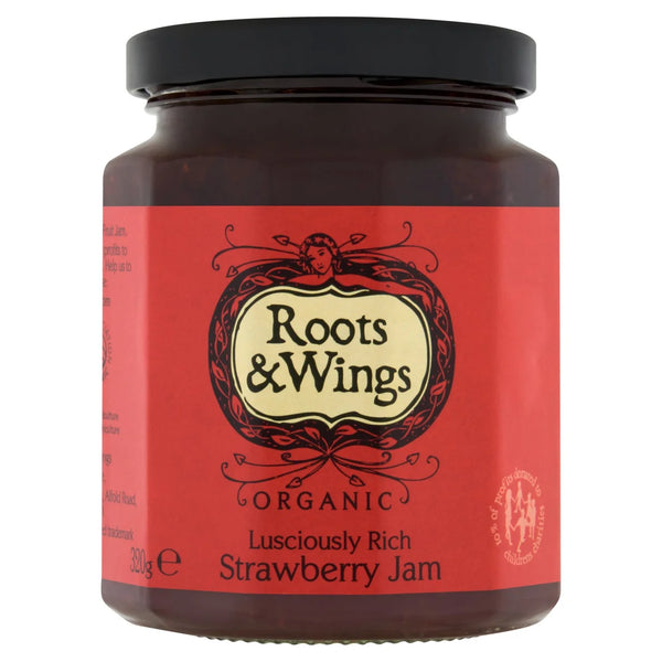 Roots & Wings Organic Strawberry Jam, 320g