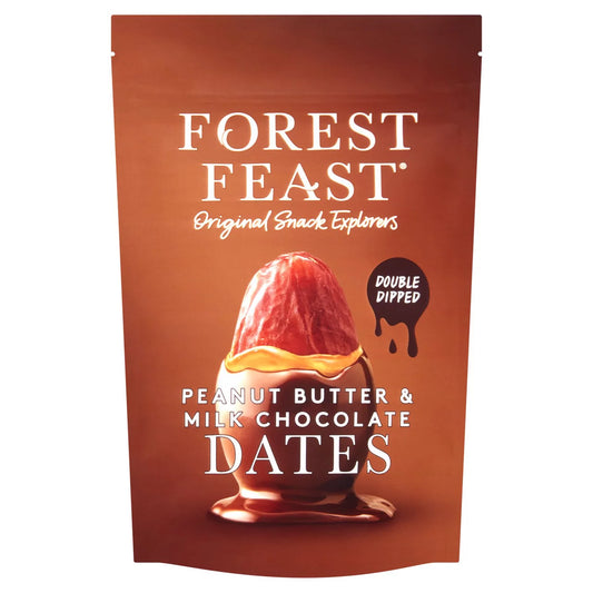 Forest Feast Peanut Butter & Milk Chocolate Dates 140G
