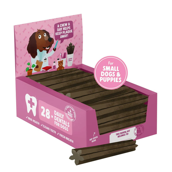 Denzel's Puppy Dental Sticks, Salmon, Spearmint & Coconut Oil 28 per pack