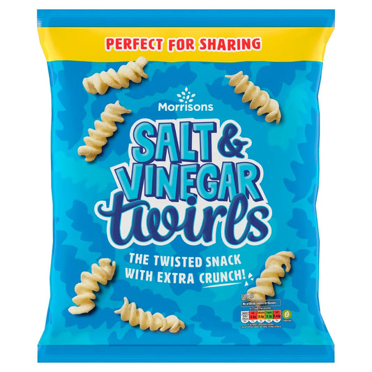 Morrisons Salt & Vinegar Twirls - 125g