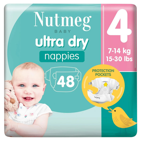 Morrisons Nutmeg Ultra Dry Nappies - Size 4, 48 pack