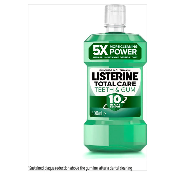 Listerine Total Care Mouthwash - Fresh Mint, 500ml