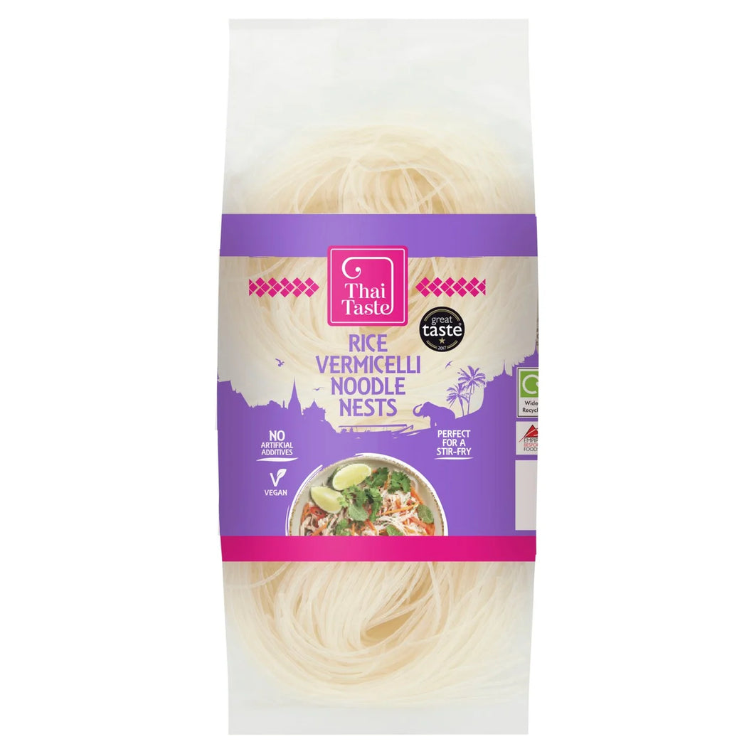 Thai Taste Rice Vermicelli Noodles Nests, 200g