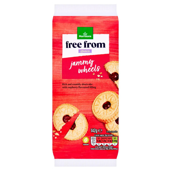 Morrisons Free From Jammy Wheels 142g