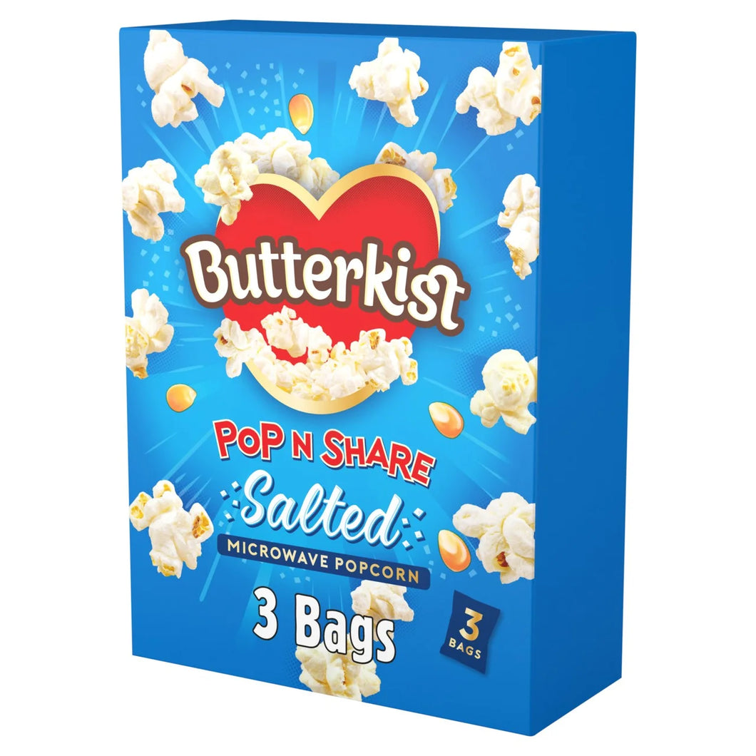 Butterkist Salted Microwave Popcorn 180g