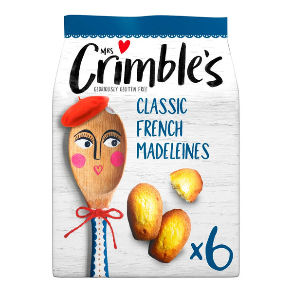 Mrs Crimble's Classic French Madeleines, 6 per Pack, 180g