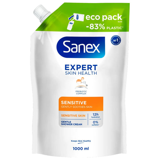 Sanex BiomeProtect Sensitive Shower Cream Refill - 1L