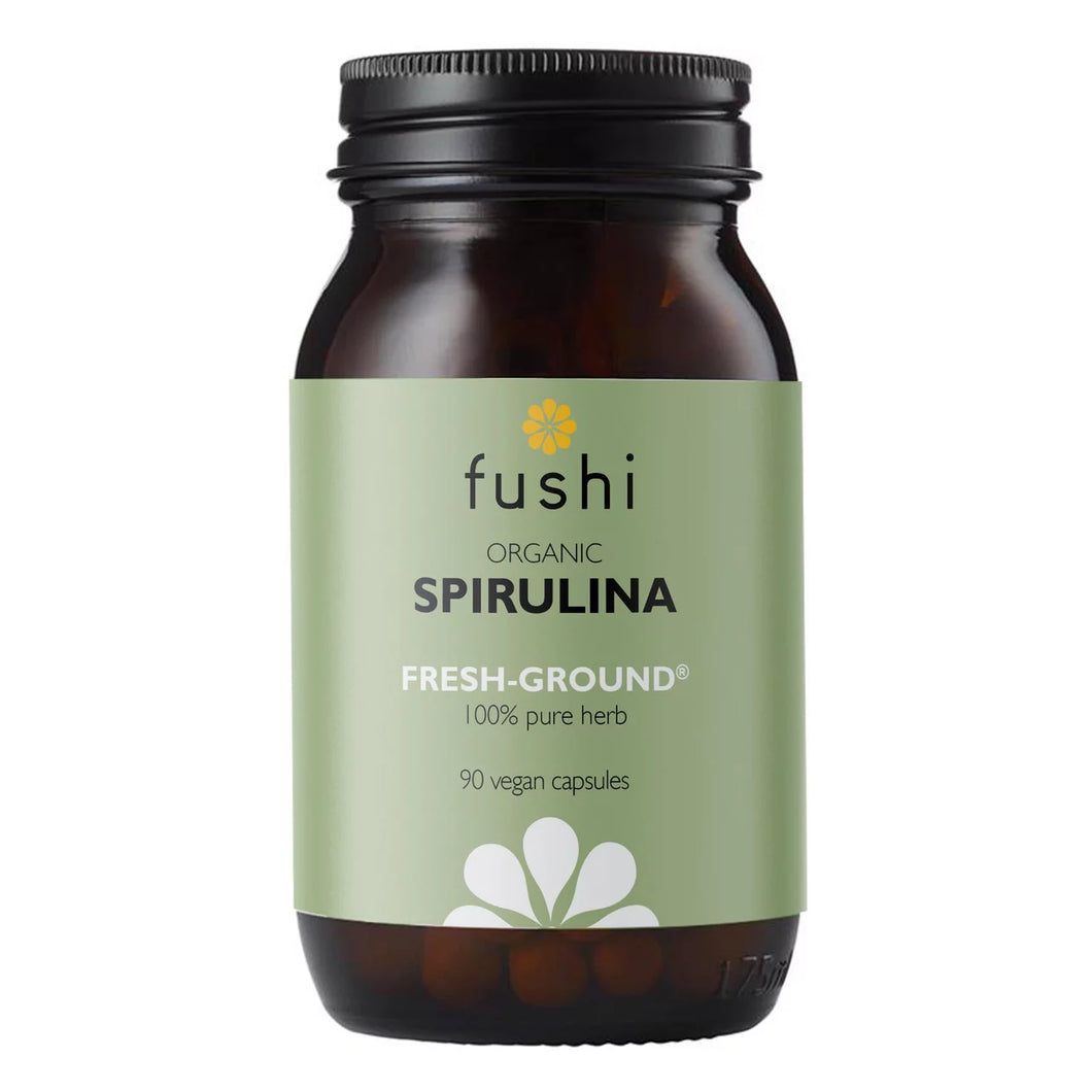 Fushi Organic Spirulina Iron, Protein & Vitamin B Capsules - 90 per pack