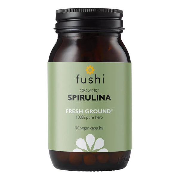 Fushi Organic Spirulina Iron, Protein & Vitamin B Capsules - 90 per pack