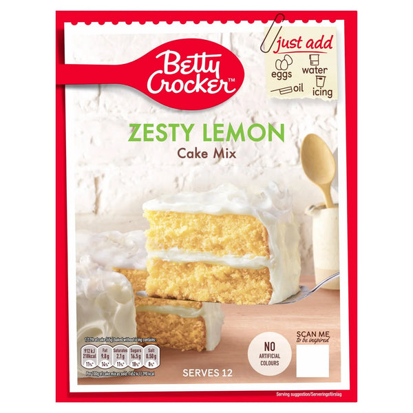 Betty Crocker Zesty Lemon Cake Mix 425g
