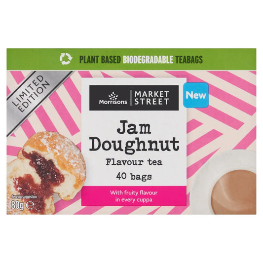 Morrisons 40 Jam Doughnut Tea Bags