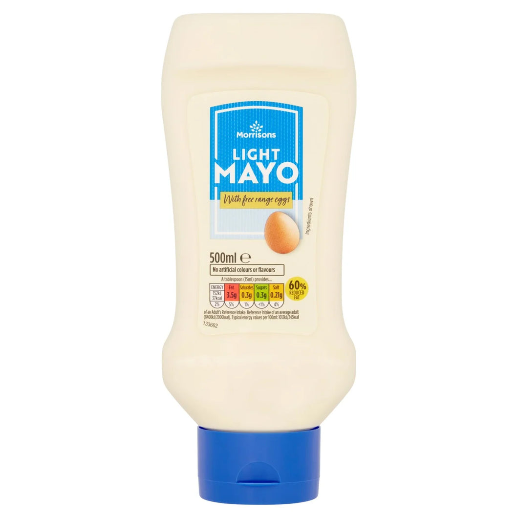 Morrisons Light Mayonnaise Squeezy, 500ml
