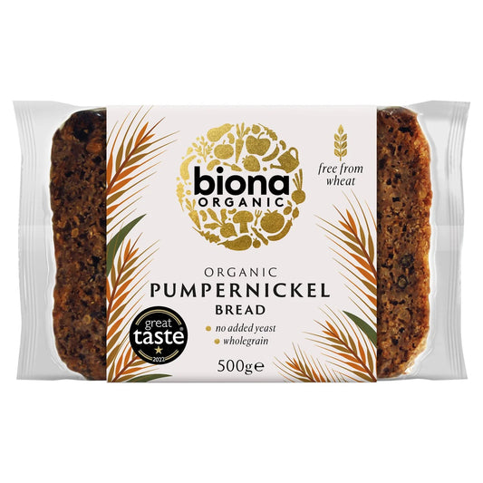 Biona Organic Pumpernickel Bread 500G