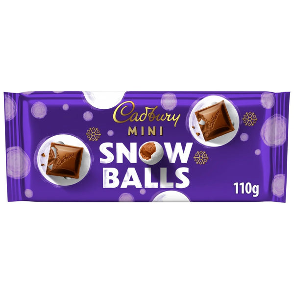 Cadbury Dairy Milk Mini Snowballs Chocolate Bar - 110g